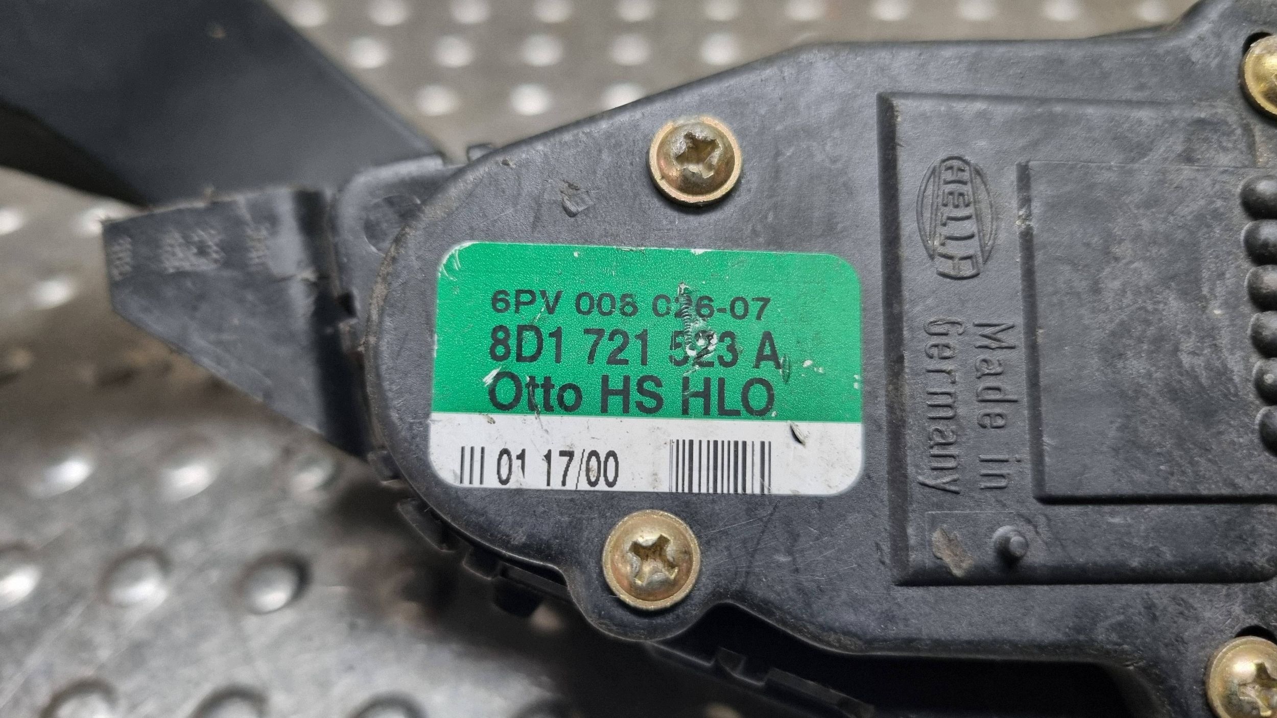 gaspedal potentiometer 8D1721523A AUDI A4 A6 C5 VW PASSAT B5 LIFT original