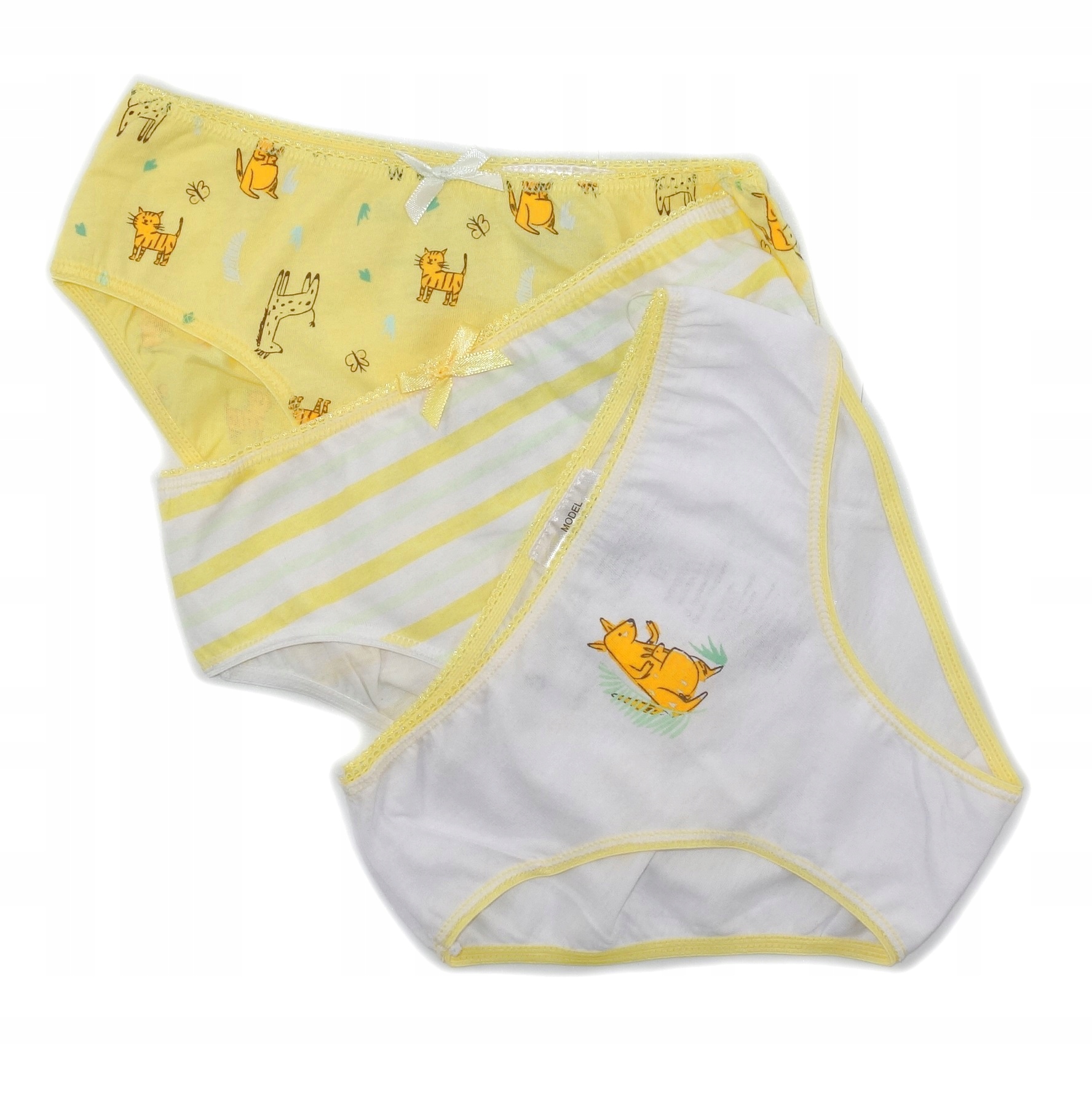 

Dziewczęce Majtki Figi 3 Pack Kolorowe 98/104