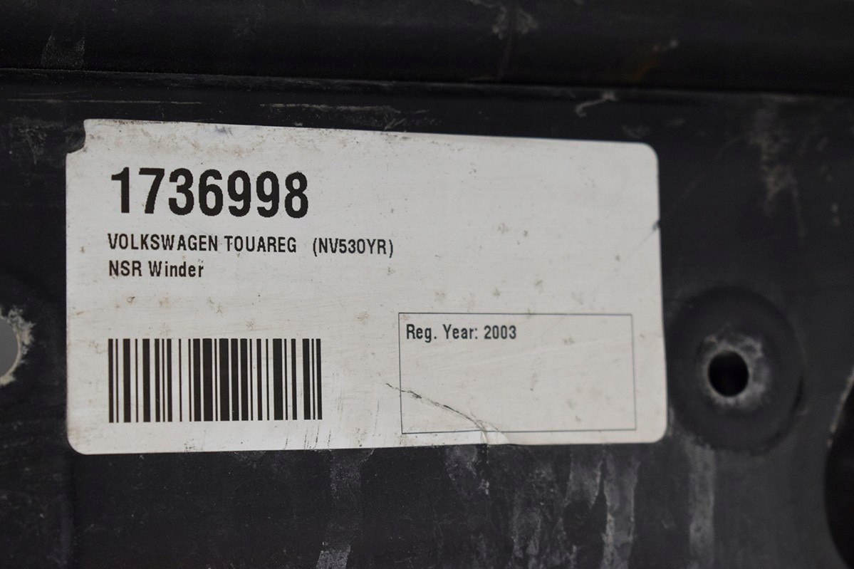 frame door window regulator right rear part VW TOUAREG