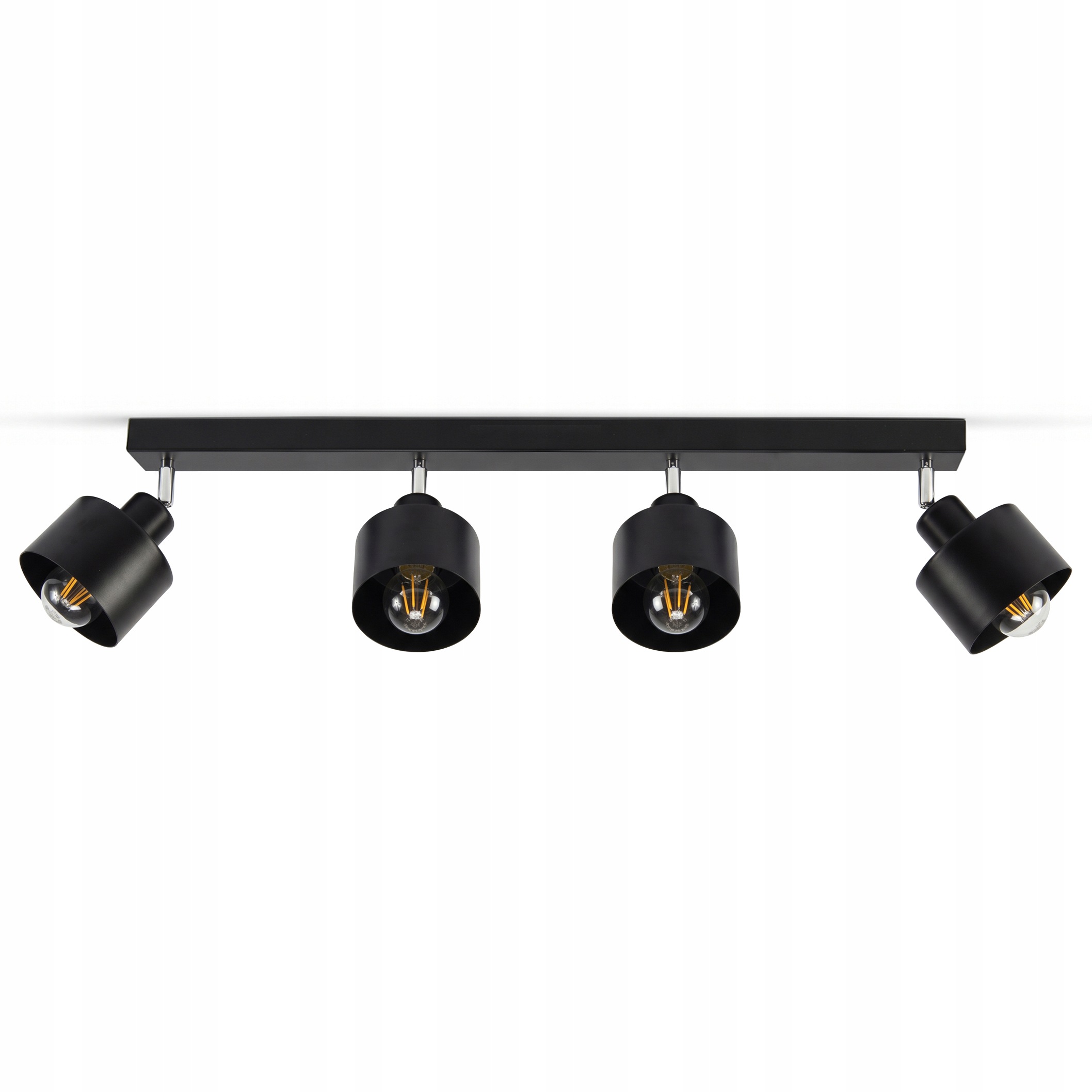 Lampa Stropní Svítidlo Skandinávská Loft Černá 384-B4 Led