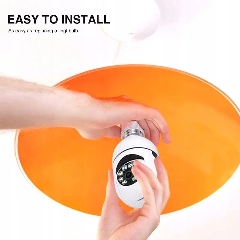 KAMERA BEZPIECZEŃSTWA SPLENSSY SMART WI-FI CAMERA ŻARÓWKA Marka Inna