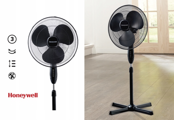 WENTYLATOR PODŁOGOWY WIATRAK STOJĄCY HONEYWELL MOC Kod producenta HSF1630E4