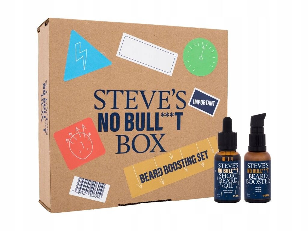 Steve's Bear D Posilující Sada Na Péči O Vousy Dárková Se