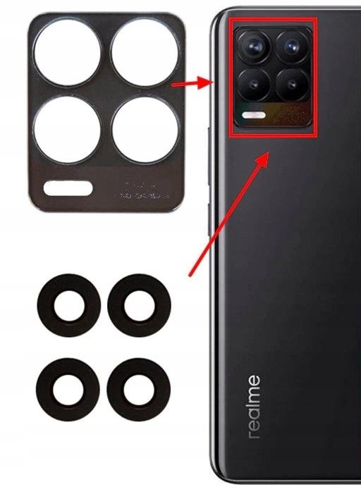 REALME 8 PRO SZKIEŁKO SZYBKA OKO APARATU KAMERY EAN (GTIN) 5906379361887