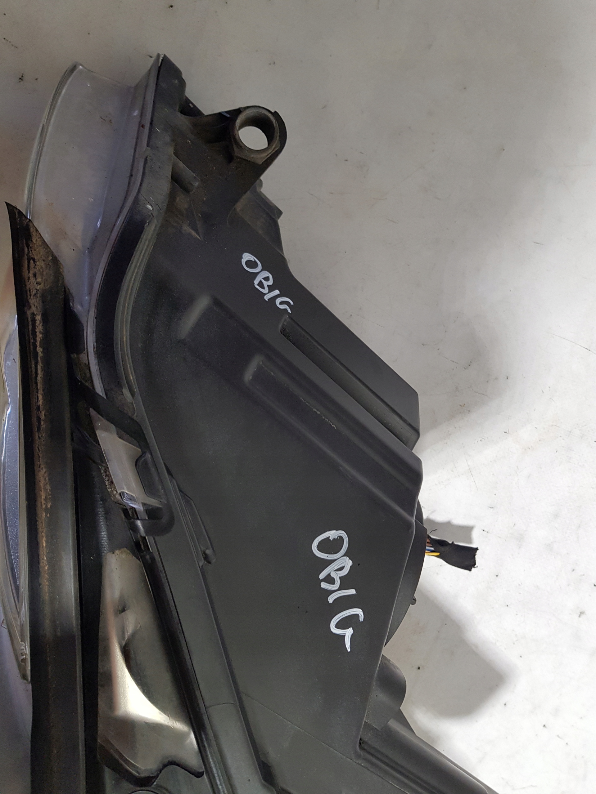 light XENON XENON left front MERCEDES W207