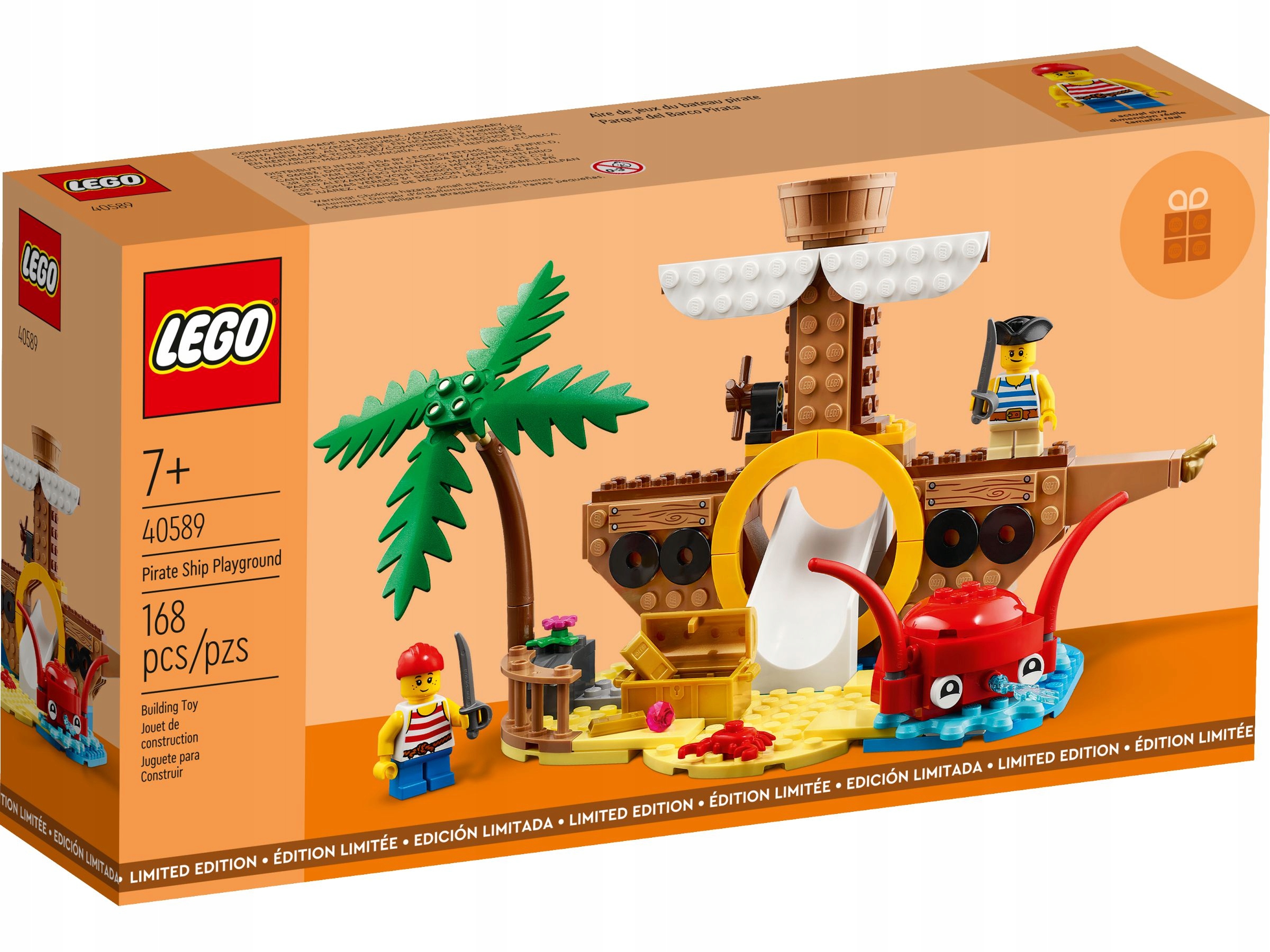 

Lego 40589 Plac zabaw ze statkiem pirackim