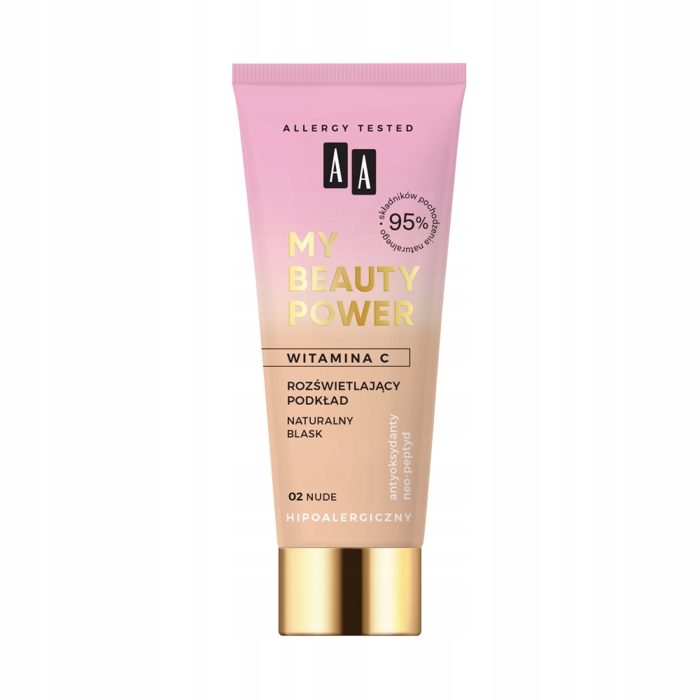 

Aa Rozświetlający podkład 02 Nude, 30ml