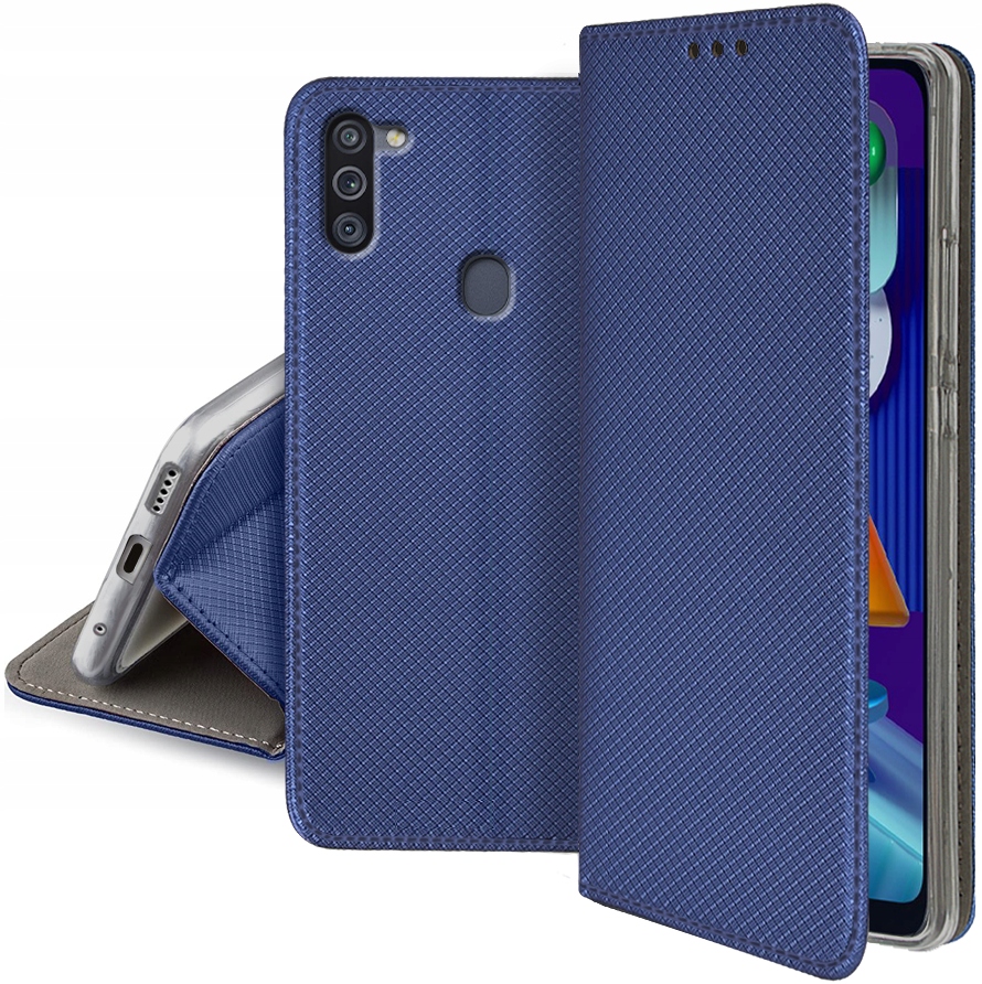 

Etui Magnet do Samsung Galaxy M11 Case Szkło 9H