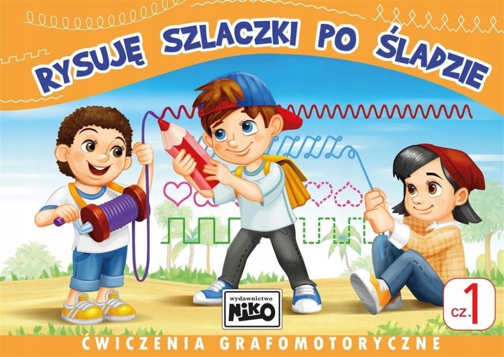

Rysuję Szlaczki Po Śladzie. Ćwiczenia CZ.1 Praca..