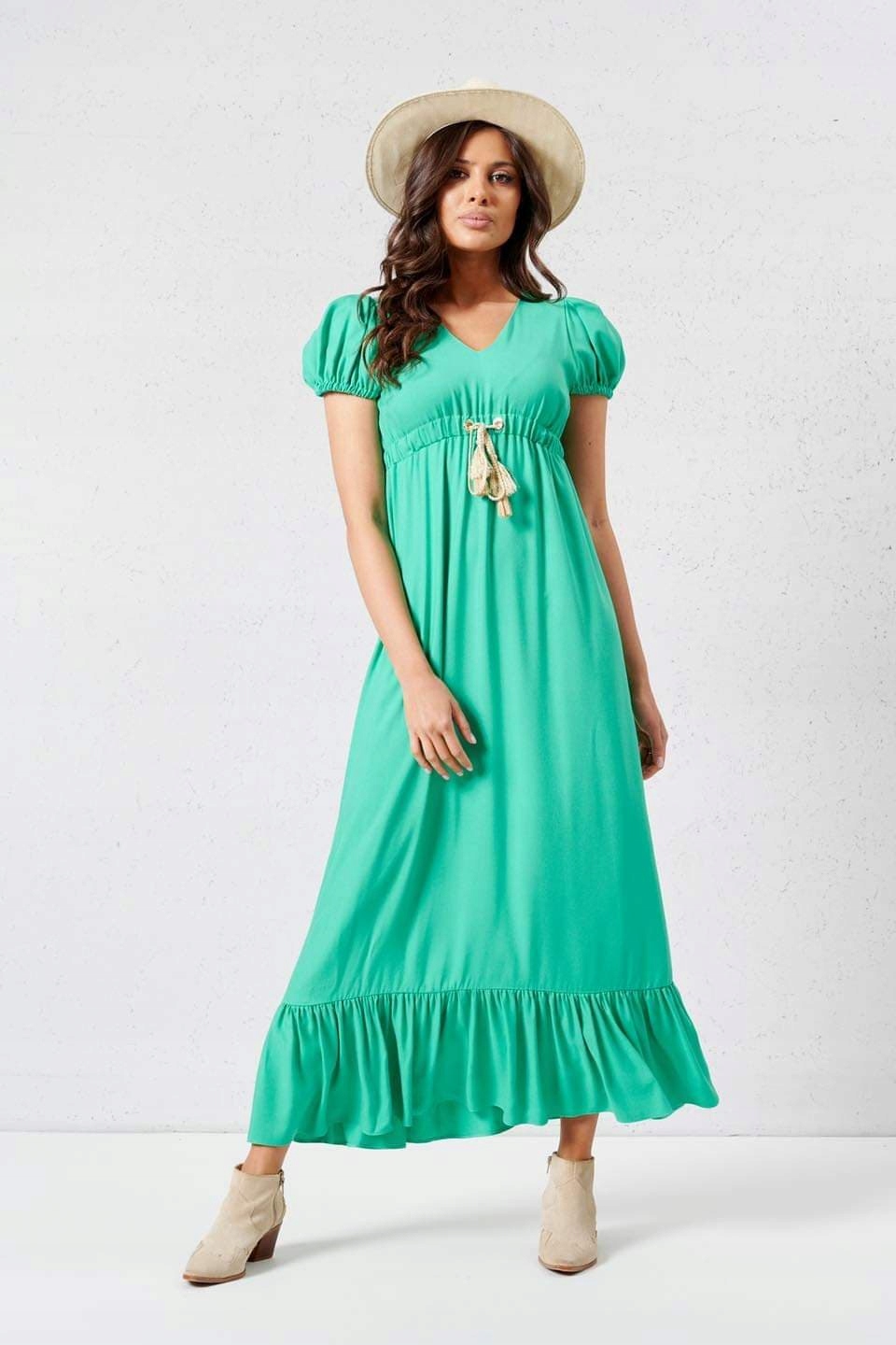 Šaty Zelená Model 0684 od firmy Lalous vel L