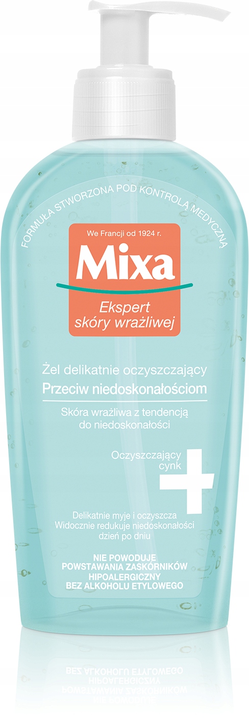 

Mixa Oczyszczający żel do skóry wrażliwej