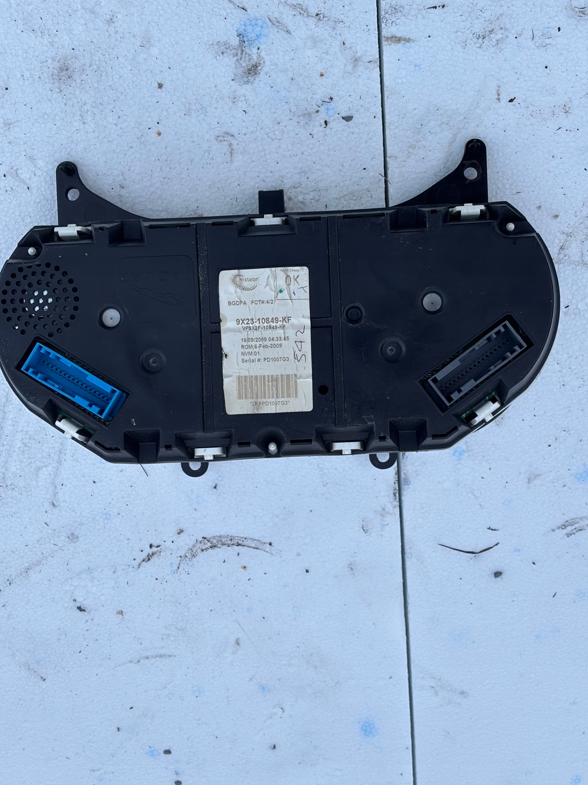 dials JAGUAR XF and (X250) 3.0 TD 9X2310849KF
