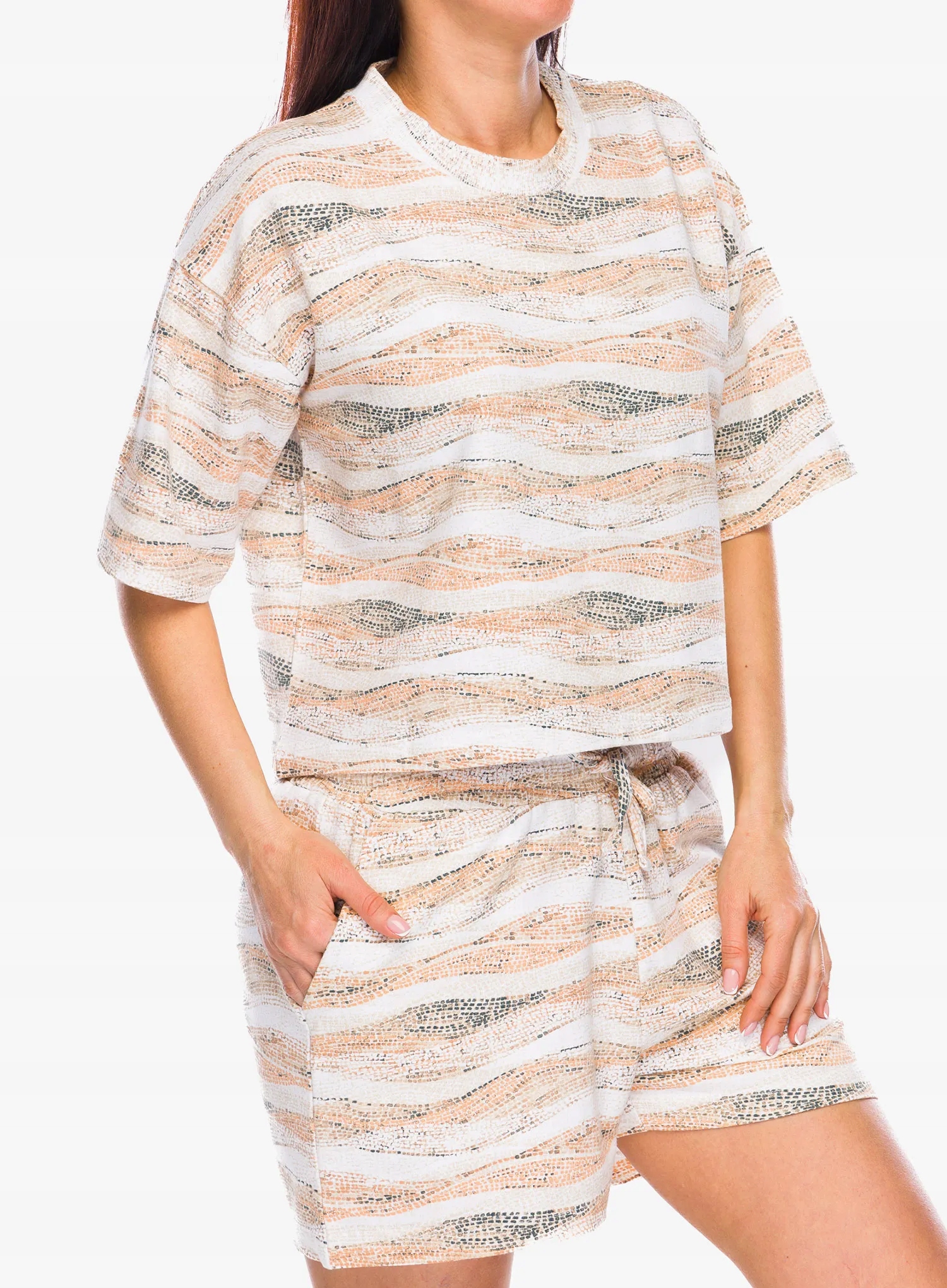 Dámské bavlněné tričko Kavu Live Free mosaic drift L