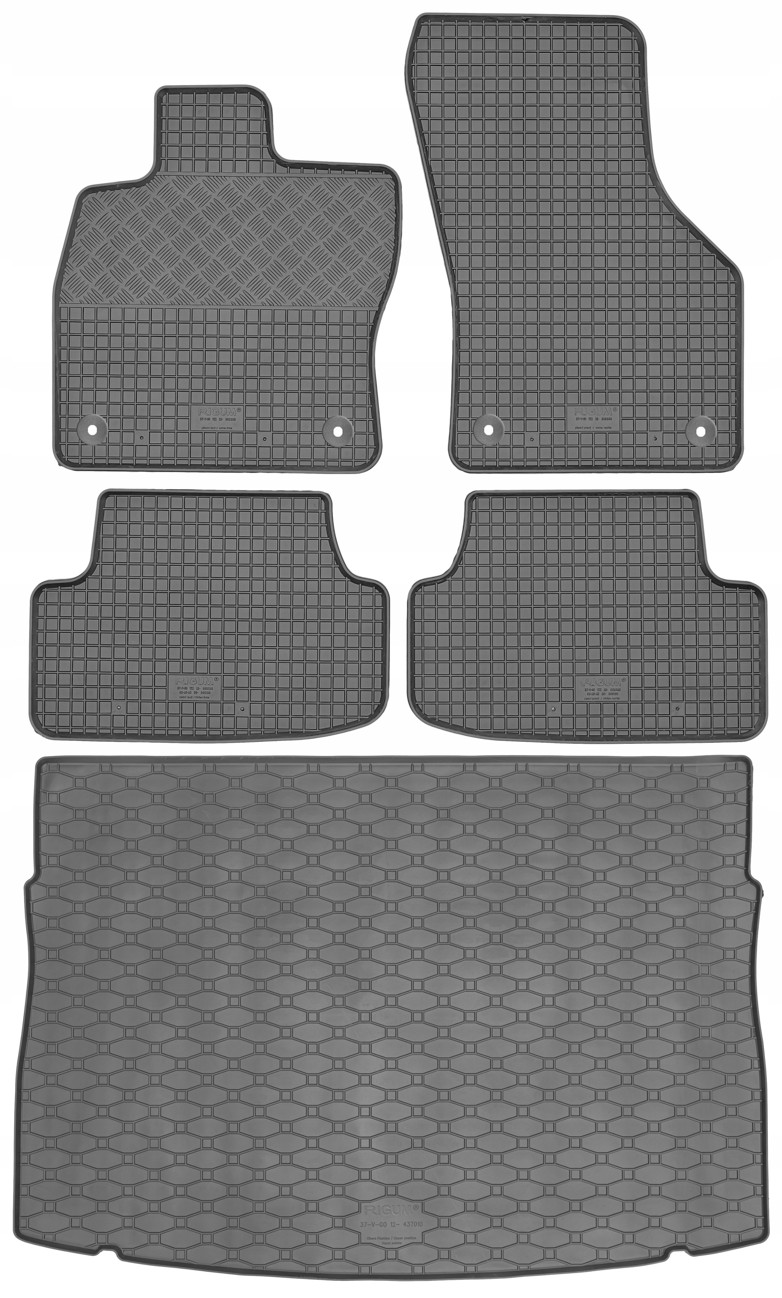 Volkswagen Golf VII Hb 2012-2019 Podložka do kufra koberčeky