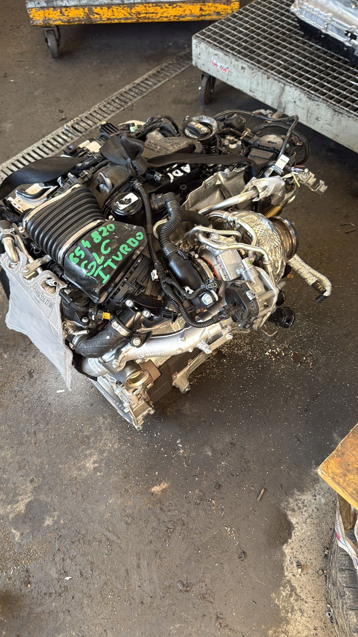engine complete MERCEDES GLC 654820 1TYS KM 4X4 JEDNO TURBO