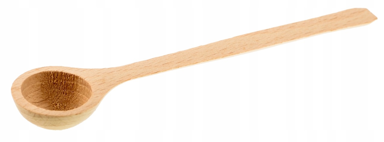 

Drewniana łyżka łyżeczka 15 cm kulka Bukowa