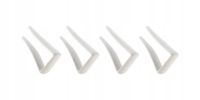Klamry do obrusu plastikowe PRESTO, 4 szt.
