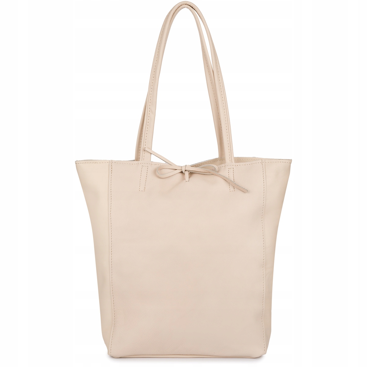 Kožená dámská taška shopperka prostorná A4 přírodní kůže přes rameno