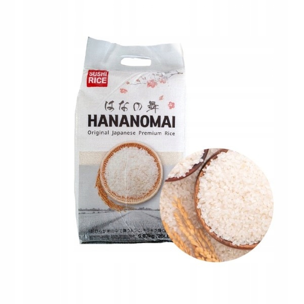 

Ryż do sushi Japonica Premium Hananomai 9,07 kg