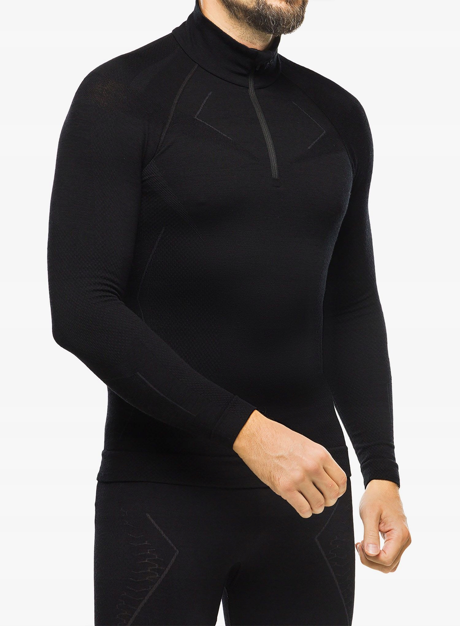 Bluza termoaktywna Brubeck Extreme Merino black XXL