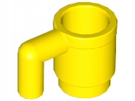 

5 szt Lego 3899 yellow Utensil Cup kubek Nowy