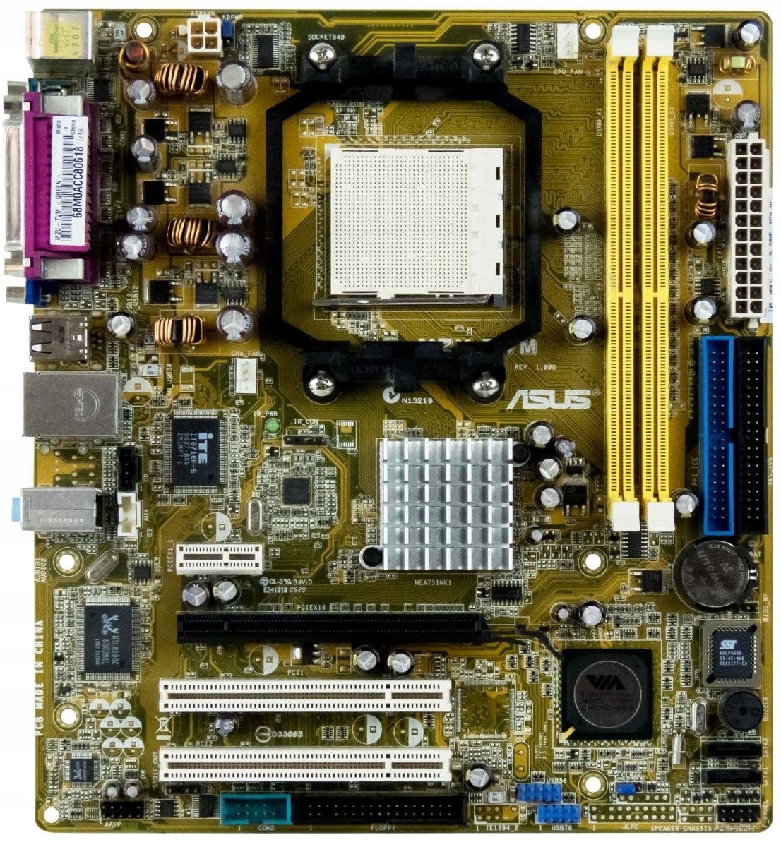 Základní Deska Asus M2V-TVM s.AM2 DDR2 Pcie Pci