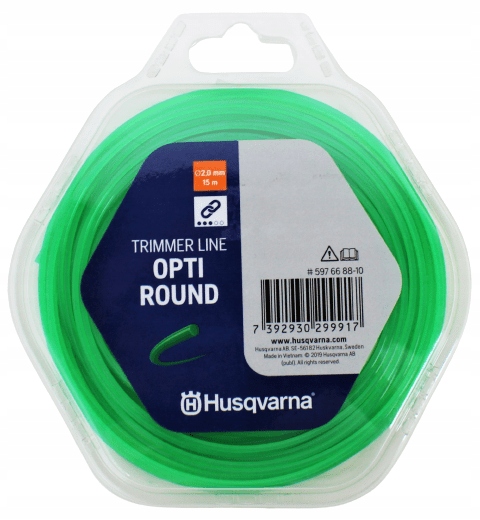 

Linka/żyłka tnąca 2,0mmx15m Opti Round Husqvarna