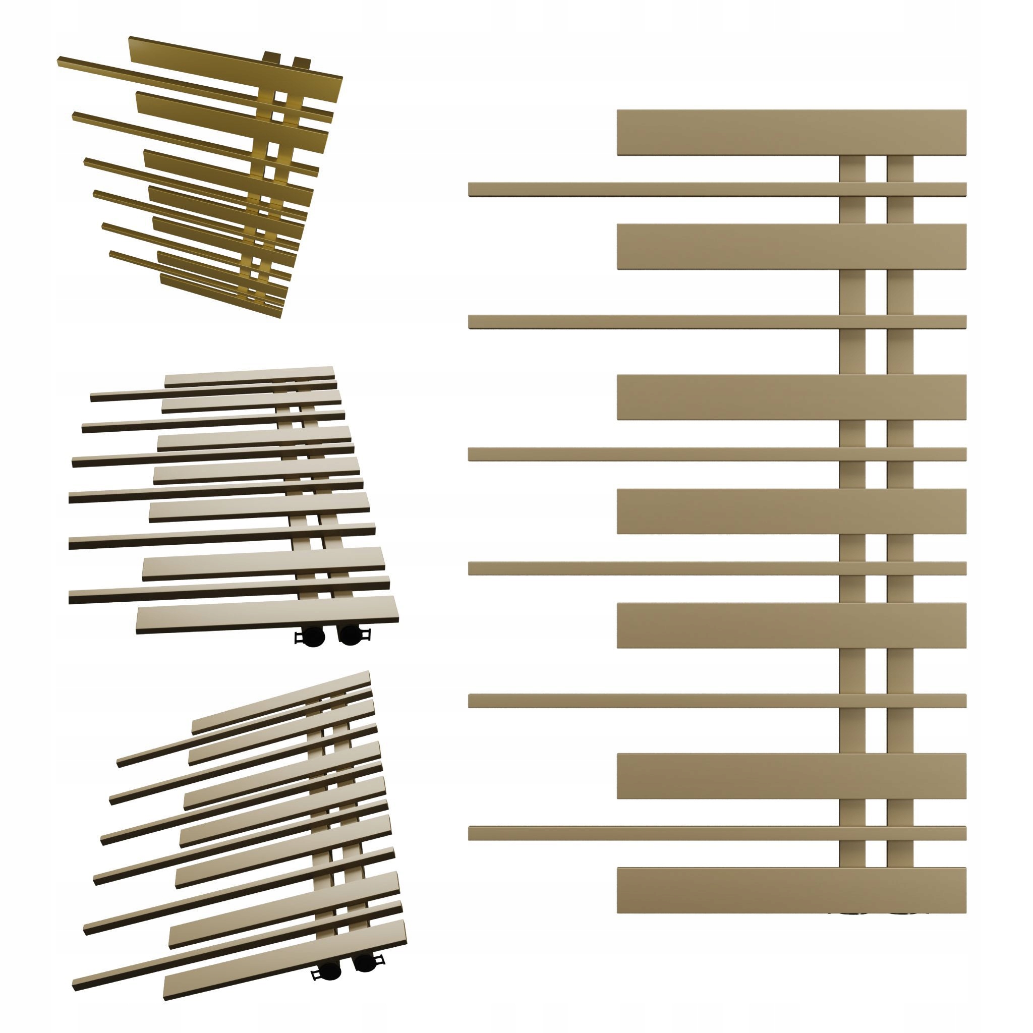 Koupelnový radiátor Pianino 870x570 Quartz II Pravý