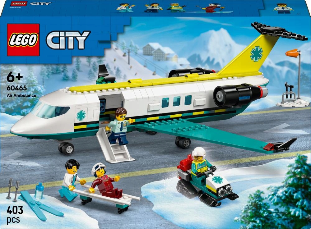 Lego City Letadlo záchranné služby 60465