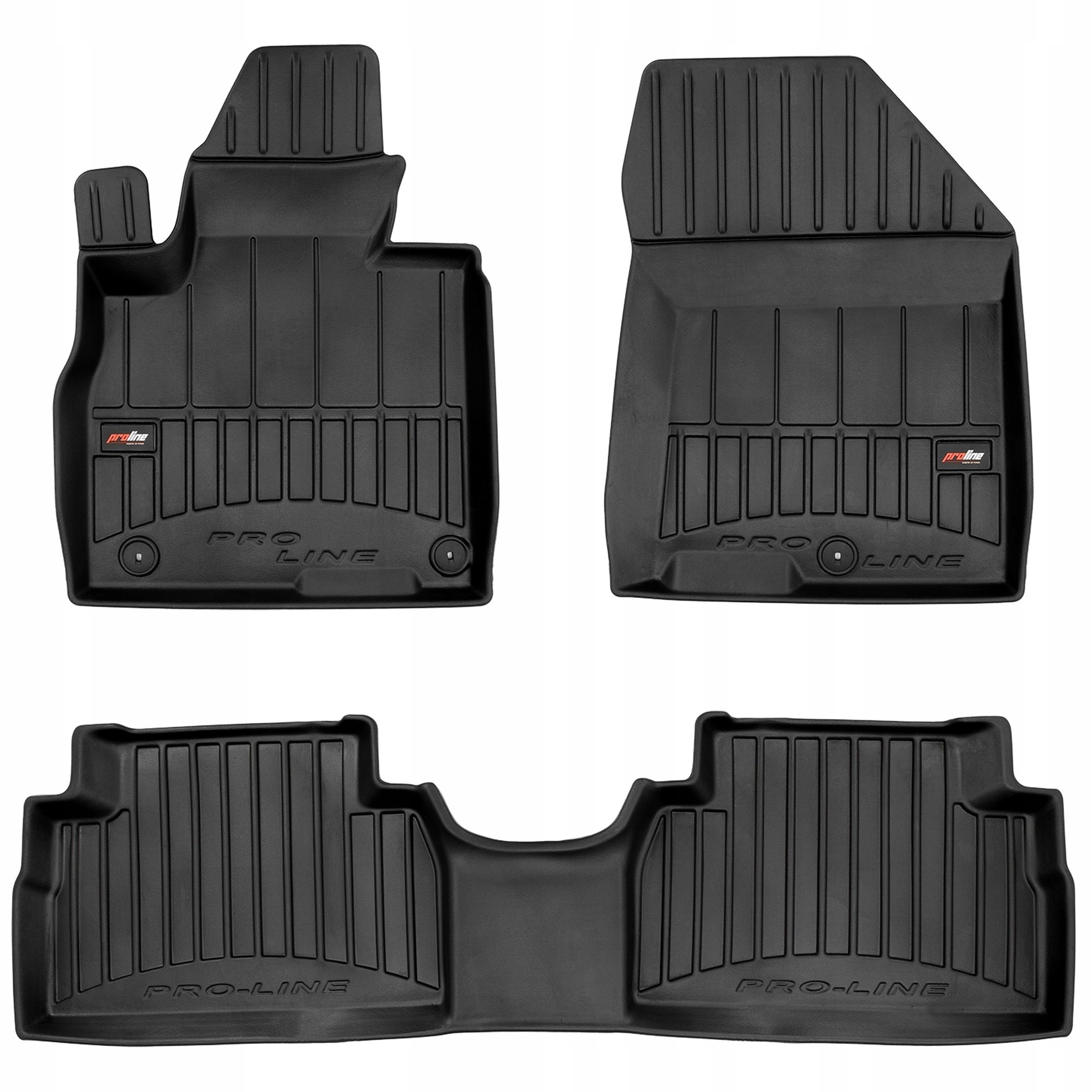 Koberce do auta Pro-Line Hyundai Santa Fe IV 2018-2023 sa nehodia k modelu H