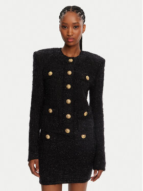 Balmain Kardigan Damskie czarny DF1SK249KG43
