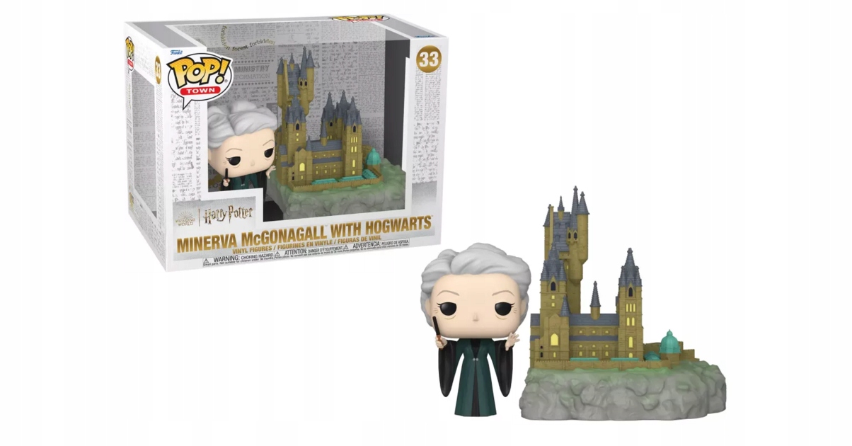 Originální Funko Pop! Town Harry Potter CoS 20th Minerva s Bradavicemi #33