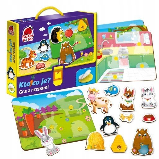 Gra z Rzepami Kto co Je dla dzieci Edukacyjna Roter Kafer