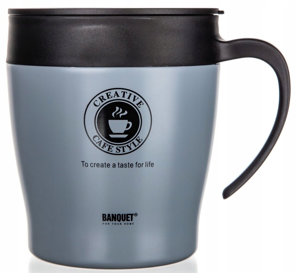 

Termos Kubek termiczny Tazza 330ml szary Banquet