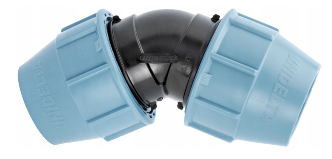 Kolano Unidelta 45° Pe-pe 63x63