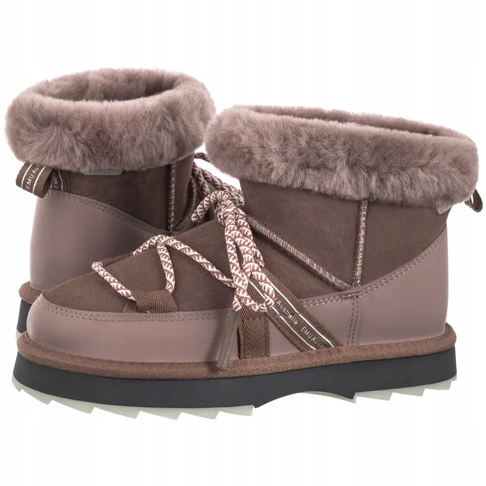 Dámské kozačky Emu Australia Blurred Micro Mocha W13129 Béžové