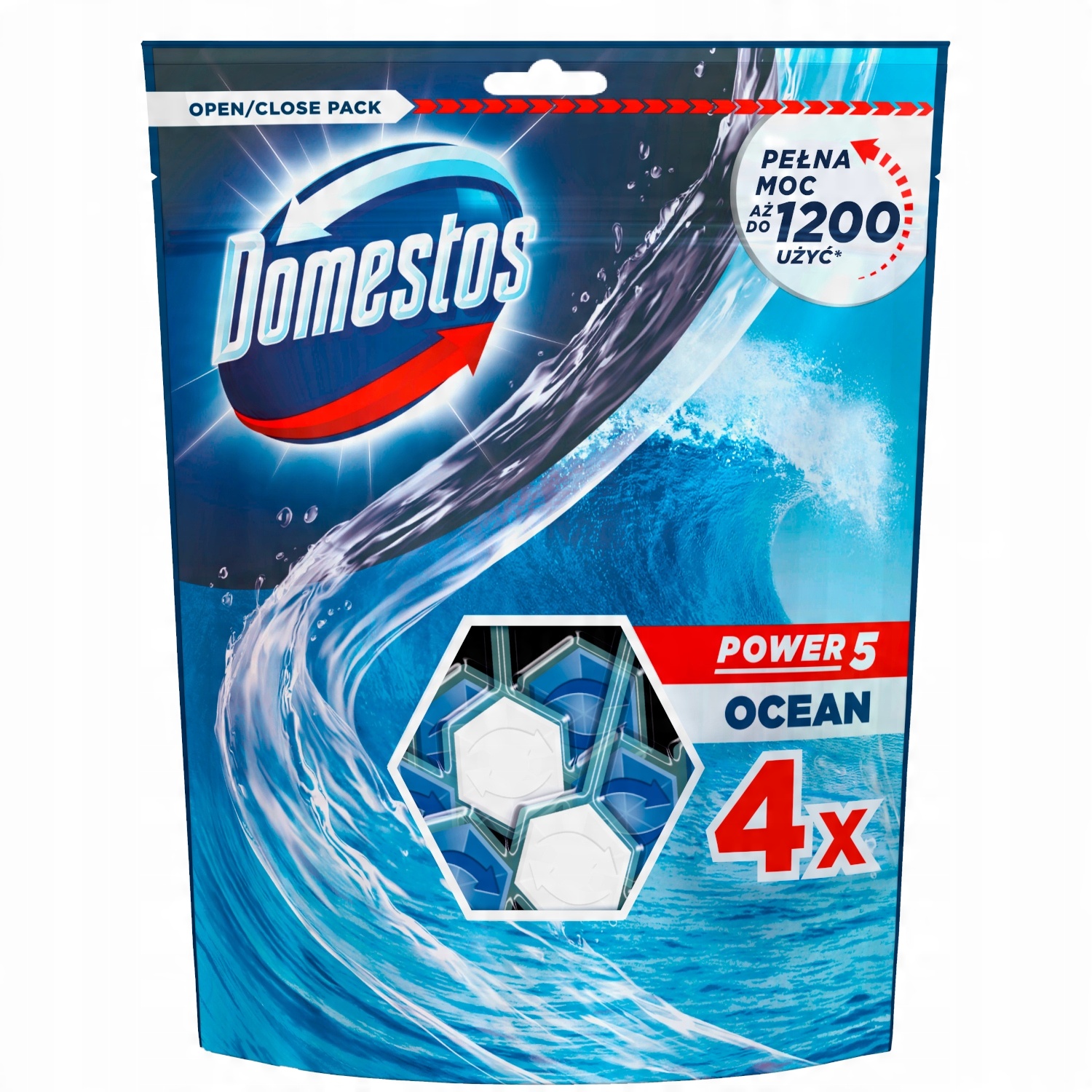 

Domestos Power 5 Ocean Zawieszka do Wc 4x0,55kg