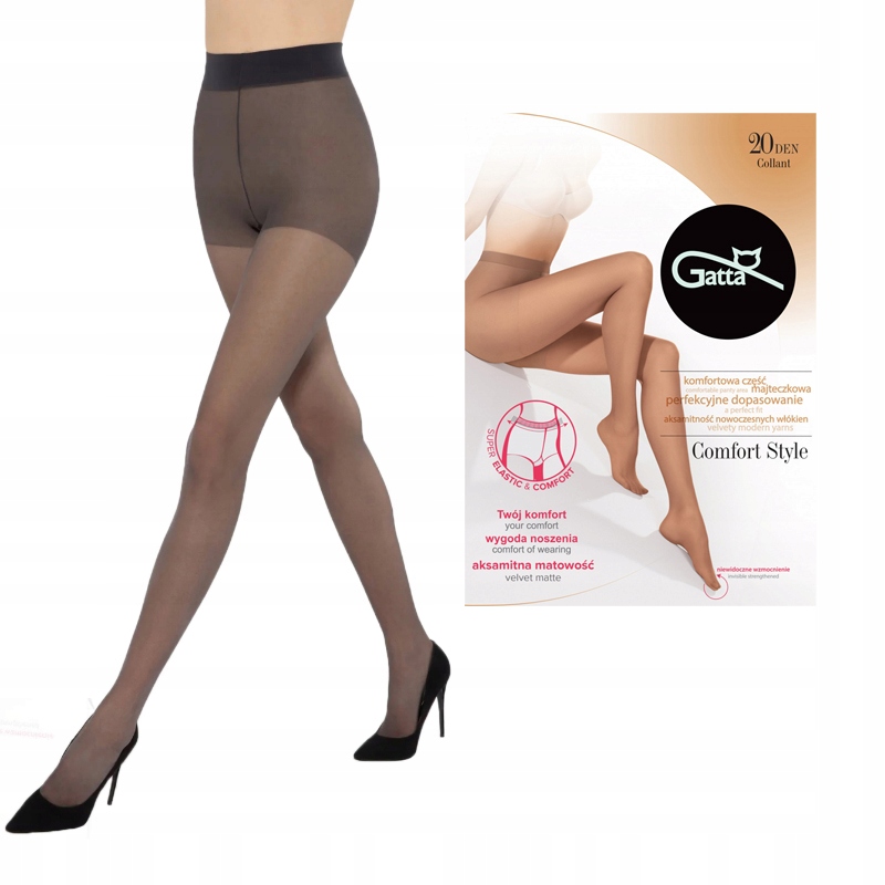 

Rajstopy Gatta Comfort style 20 den 3-M Fumo