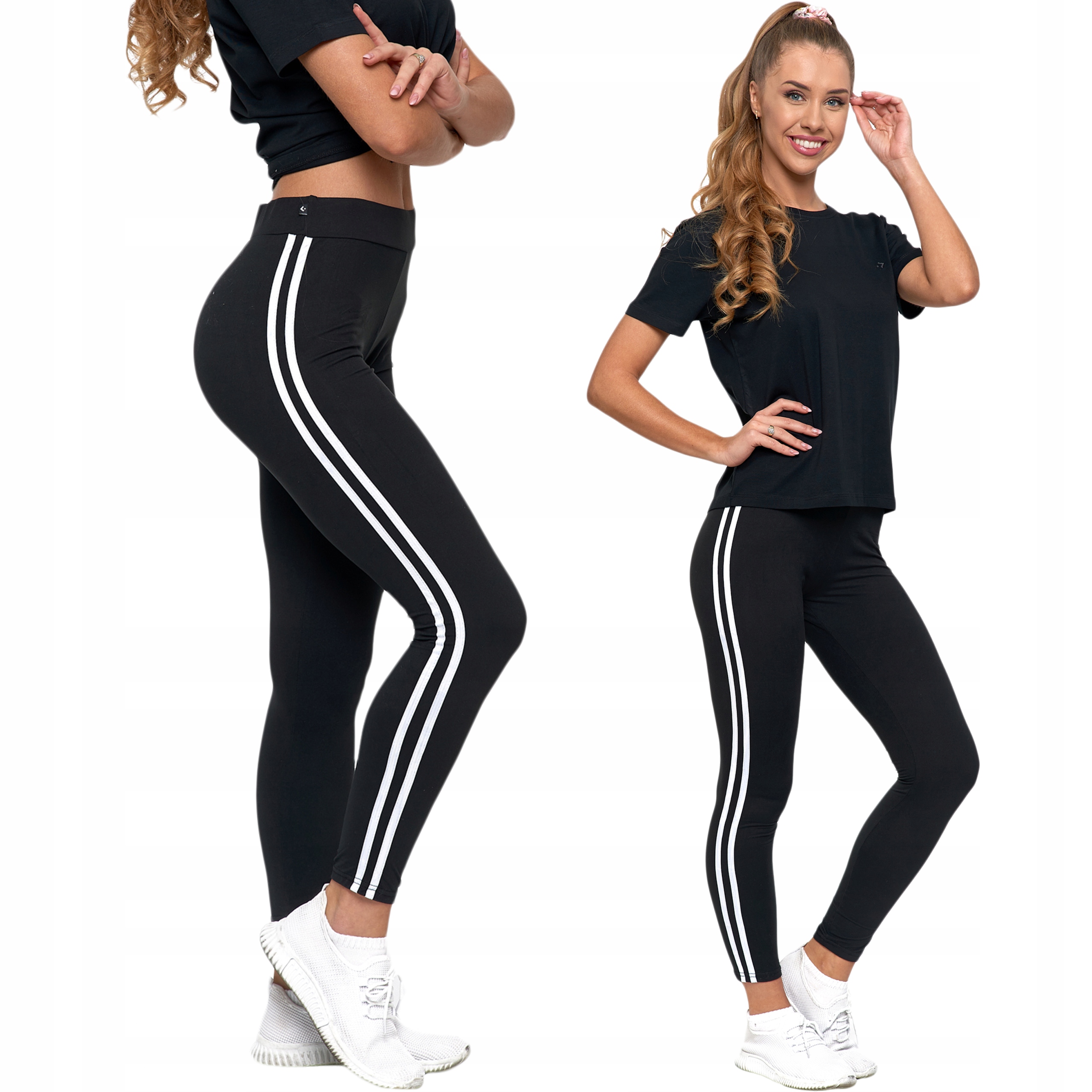 

Moraj Legginsy długie z Lampasem 1200-016 Cz L/XL