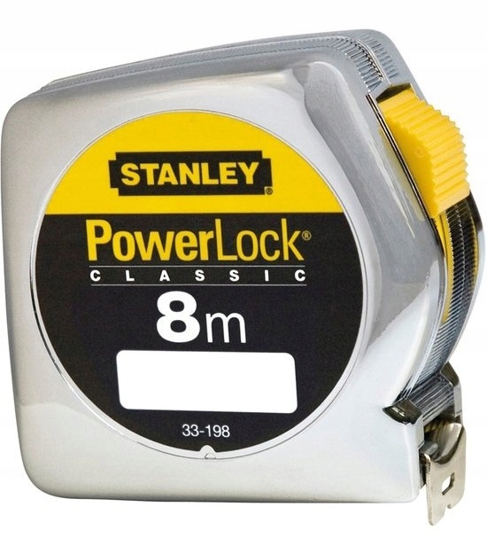 

Miara Stanley Zwijana 8 m Powerlock Odporna Mocna