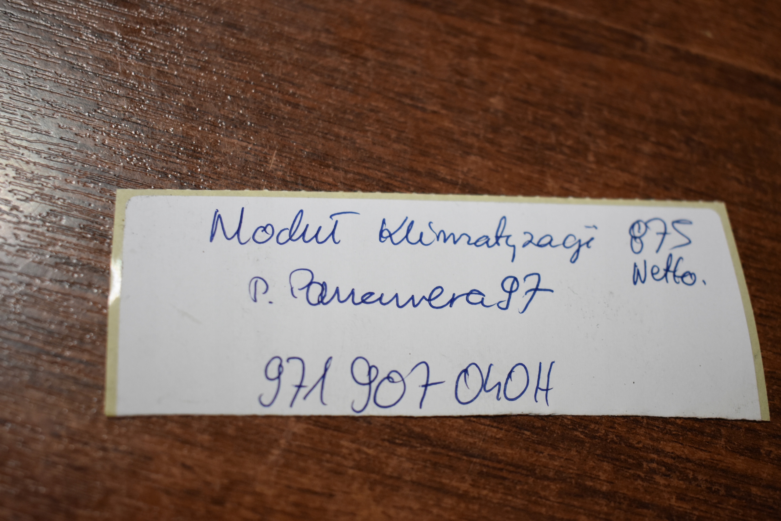 IDEALNY modul klimatizaci PORSCHE PANAMERA 971 1 9