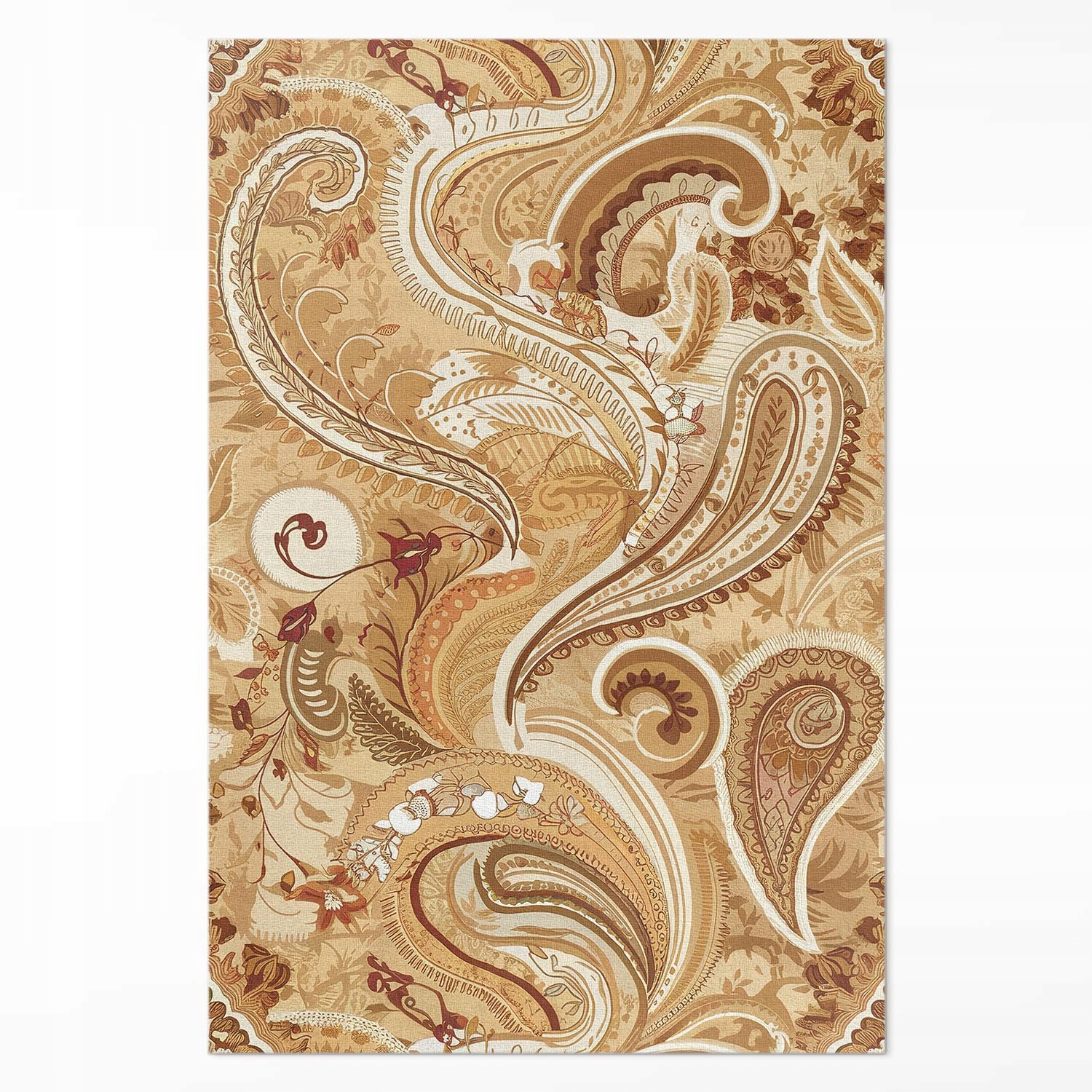 Behúň Vinylový Loft Abstraktné rastliny umelecká kompozícia 80x120 cm