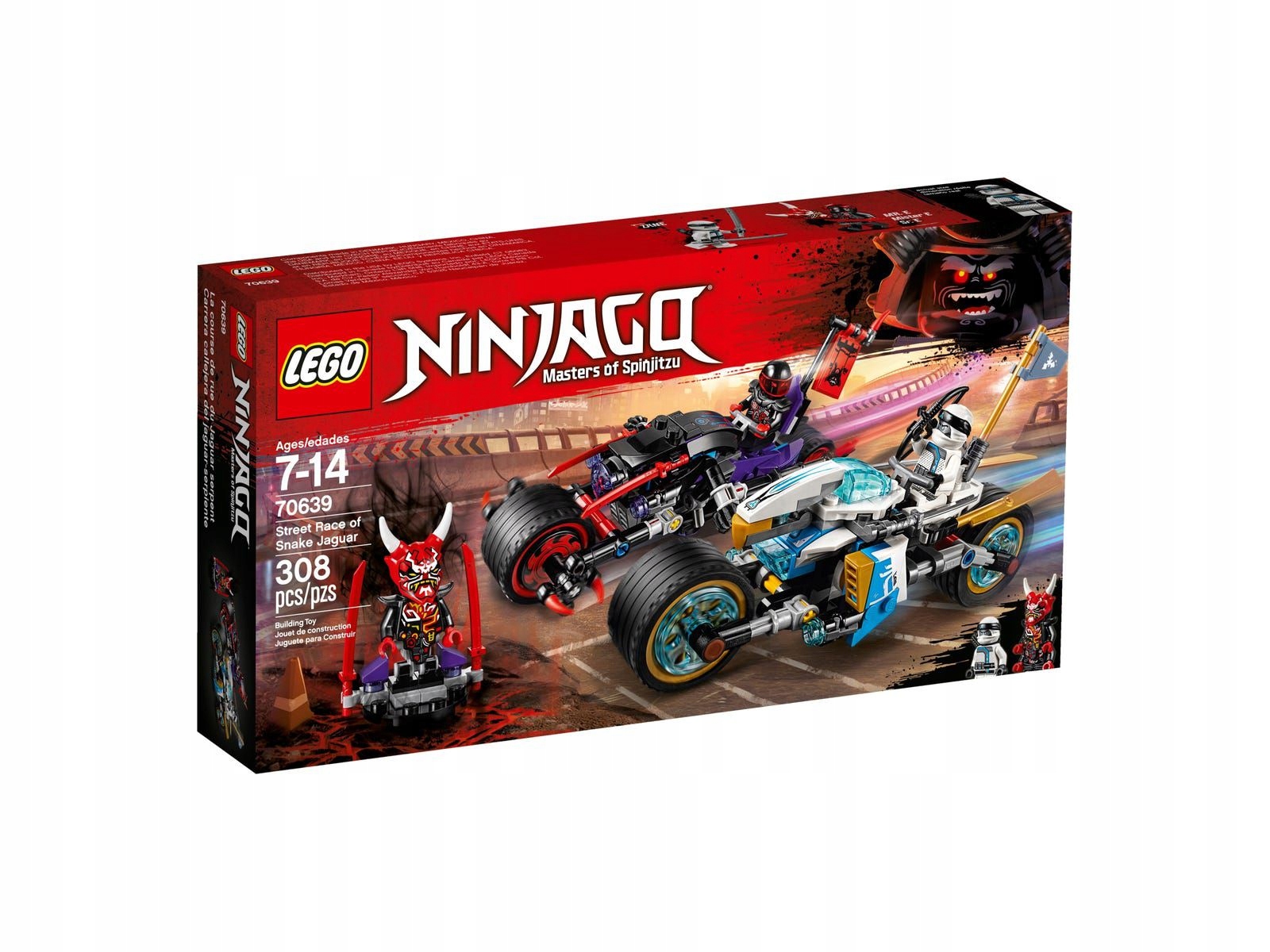 Lego Ninjago 70639 Pouliční závod hadího Jaguara Nové