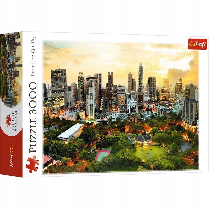 

Puzzle Trefl 3000 el. Zachód Słońca w Bangkoku