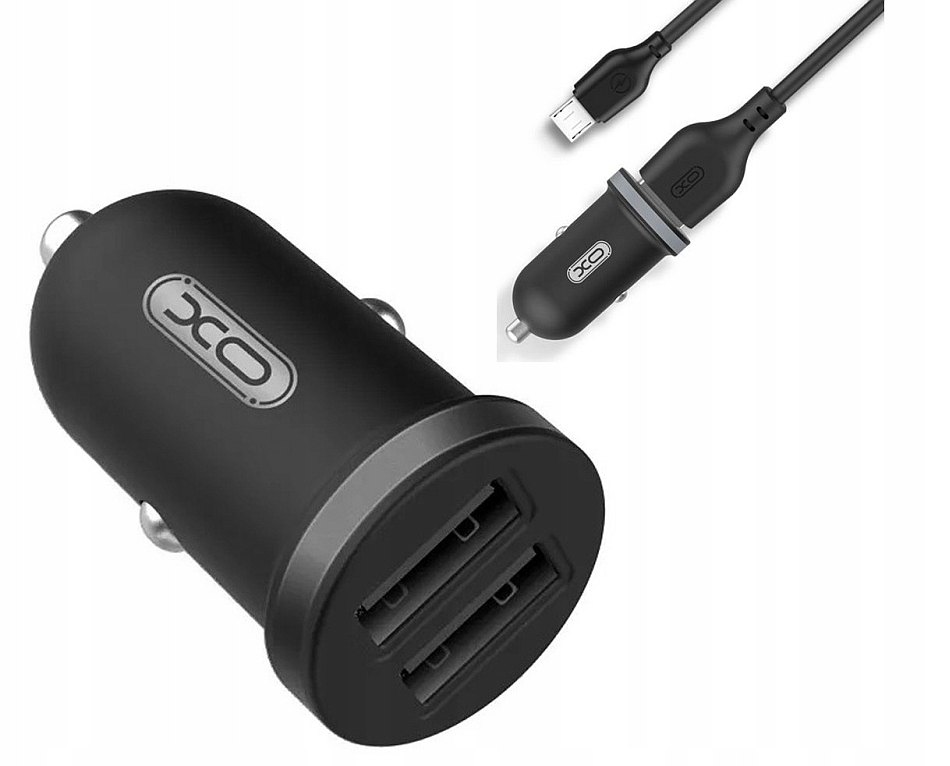 

Ładowarka Samochodowa 2xUSB Kabel Micro Usb