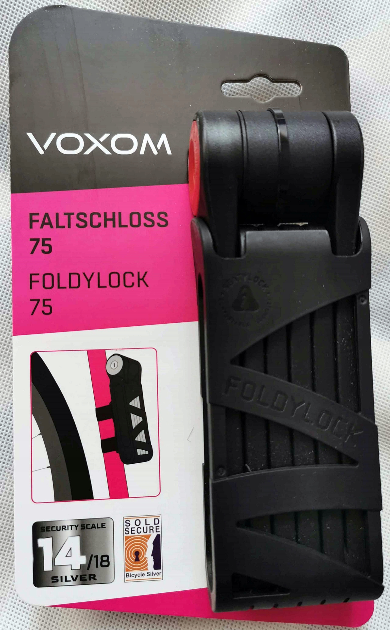 Voxom Foldlock Mini Zapięcie Rower Składane 75cm