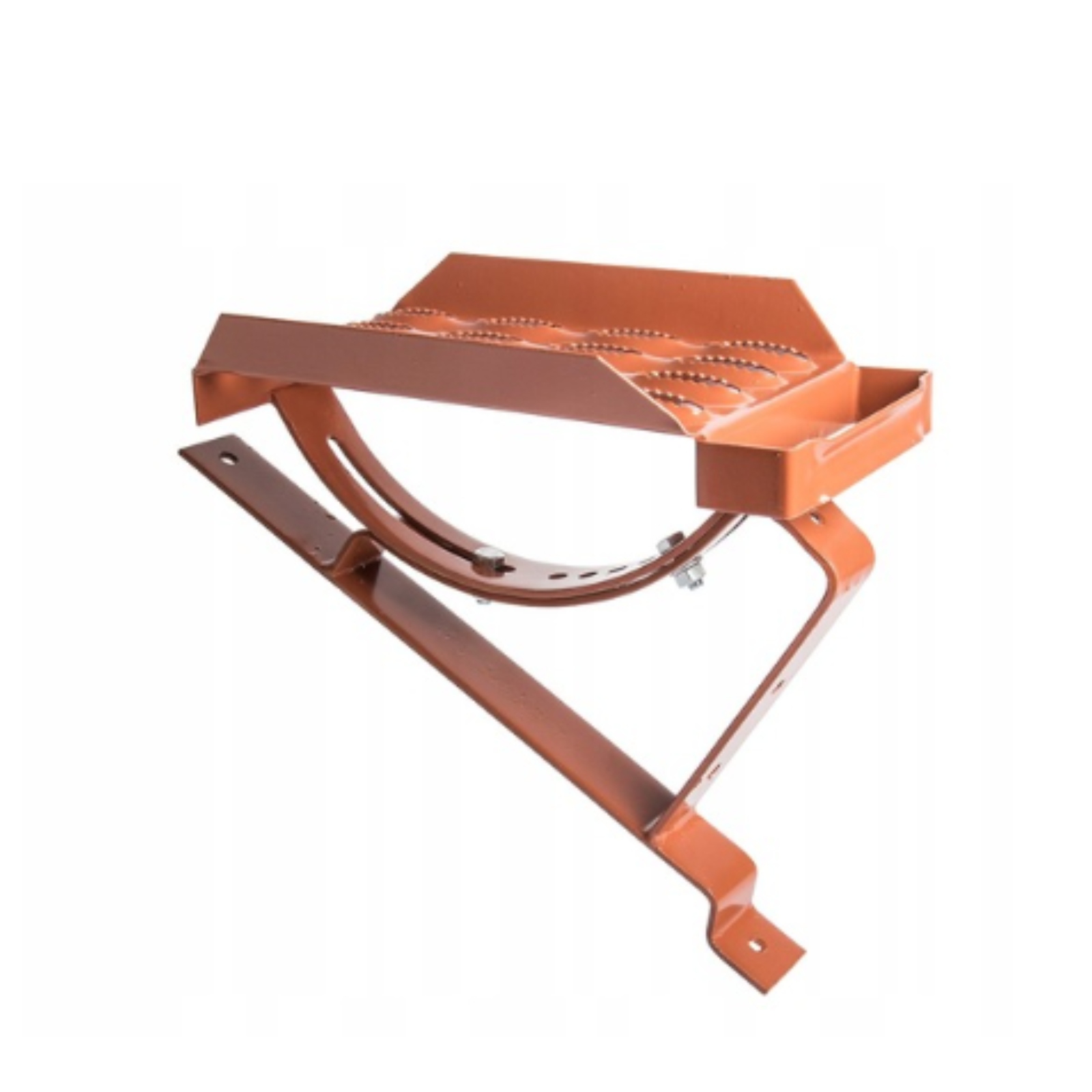 MDM Kompletní Kominický Stupeň Lakovaný Cihlovým Povrchem Pro Střešní Krytinu Ral 8004