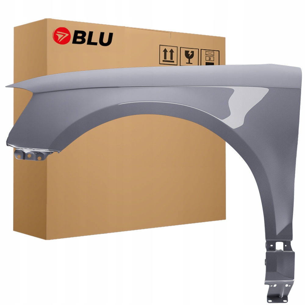 Blu Blatník Audi A3 8P lift LY7J levý stříbrný 08-12 přední