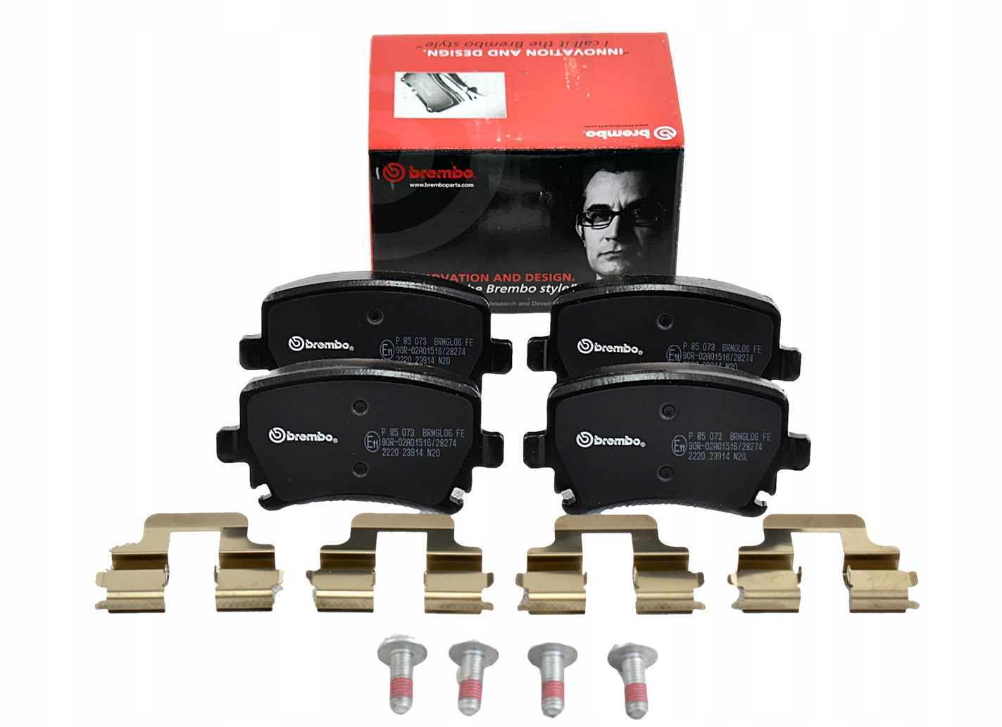 BREMBO KLOCKI HAMULCOWE TYŁ AUDI A6 C6 04-11