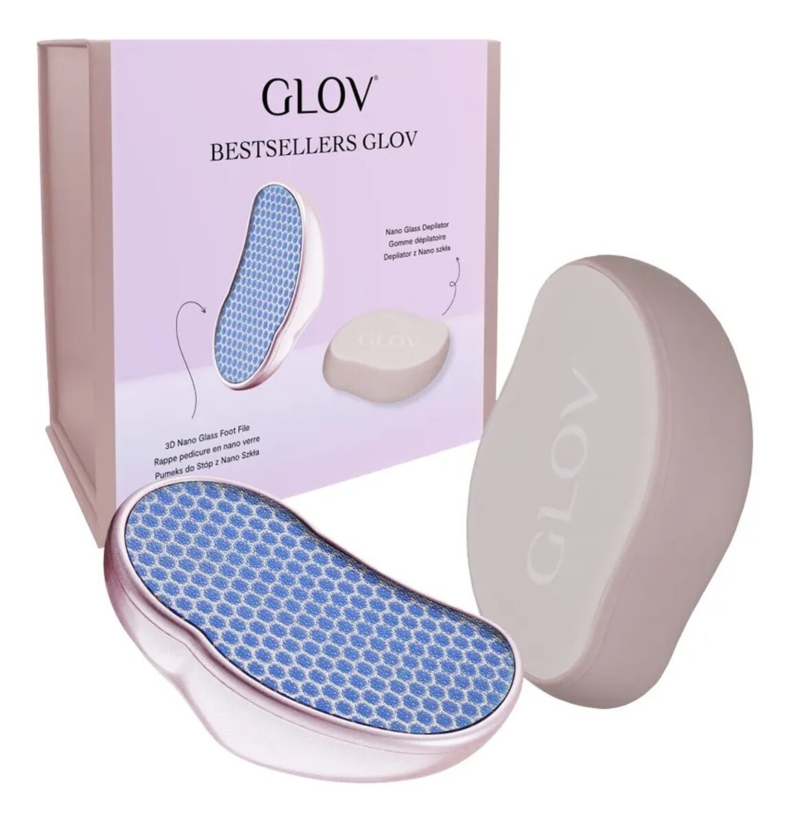 Glov Bestsellery Glov Sada pemzy a depilátor z nano skla